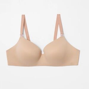 SOMA Enbliss wireless nursing maternity Bra 34D nude NWOT